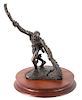 Signed Eagle Dancer Bronze Statue by C.A Pardell
