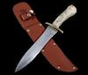 Native American Antler Handle Knife w/ Sheath