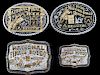 Gold & Silver Plated National Rodeo Buckles