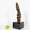 African "Shona" Stone Figural Sculpture on Stand