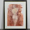 Gail Foster, Large Nude Figural Drawing