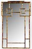 LaBarge Greek Key Motif Wall Hanging Mirror