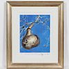 Jamie Wyeth 'Gourd Tree' Signed Offset Lithograph