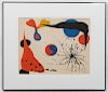 Alexander Calder Litho, "Flies in the Spider Web"