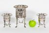 19th C. English Sheffield Silver Plate Cachepots