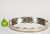 Neoclassical Style Silver Plate Tray