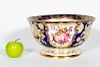 19th C. Floral Motif Porcelain Centerpiece Bowl