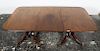 George III Mahogany Double Pedestal Dining Table