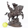 E.Fremiet, "Cocher Romain" Figural & Horse Bronze
