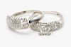 Platinum & Diamond Wedding Ring Set