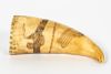 Early Americana Style Scrimshaw Walrus Tusk