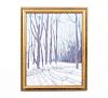 Brian Johnston, Oil on Canvas, Winter Landscape