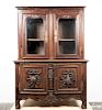 Louis XIII Style Carved Oak Buffet Deux Corps