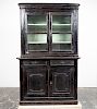 French Black Painted Cupboard, C. 1880