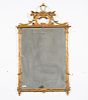 Scrolled Rococo Style Giltwood Mirror
