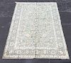 Hand Woven Kashan Carpet, 8' x 11' 10"