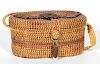 Native American Hand Woven Basket