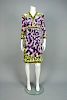 PUCCI PRINTED VELVETEEN DAY DRESS, c. 1970.