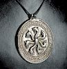 Translated Byzantine Silver Hydra Amulet - 36.9 g