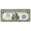 U.S. 1899 INDIAN CHIEF $5 SILVER CERTIFICATE