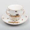 Berlin Porcelain Trembleuse Two Handled Cup and Saucer