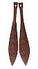 Tlingit Carved Souvenir Signed Paddles from the S.S. Queen 