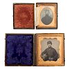 Two Civil War Era Cased Images, Largest