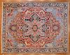 Antique Heriz Carpet, Persia, 9.8 x 12.1