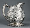 Buccellati Sterling Silver Repousse Water Pitcher