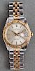 Rolex 18K Gold SS Oyster Perpetual Datejust Watch