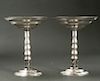 Reed & Barton Sterling Silver Footed Dishes, Pair