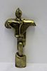 UNSIGNED Abstract Brass Figural Sculpture.