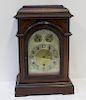 Antique Inlaid Mahogany Bracket Clock