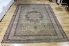 Large Antique and Finely Hand Woven Kerman Carpet.