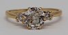 JEWELRY. 1.6 CT Diamond and 14kt Gold Engagement
