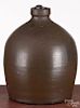 Pennsylvania half-gallon stoneware jug, 19th c., impressed J. H. Dipple Lewistown, Pennsylvania