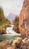 John Fery (1859–1934): Swiftcurrent Falls – Glacier Park (1920)
