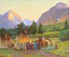 Joseph Henry Sharp (1859–1953): Crow Encampment, Montana