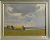 Frank Herbert Mason (American 1921-2009), oil on canvas landscape, signed lower right and dated