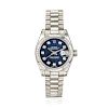 Rolex Ladies Datejust Ref. 179369 with Diamond Bezel and Dial in 18K White Gold