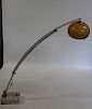 MIDCENTURY.  Arc Floor Lamp With Marble Base.
