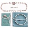 A Collection of Ladies Tiffany & Co Silver Jewelry
