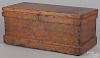 Child's pine tool chest, 19th c., 9 1/4'' h., 22'' w.