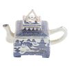 Chinese Export Canton Square Teapot