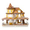 Victorian Style Dollhouse and  Furnishings