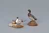 Miniature Mallard Drake and Pintail Pair