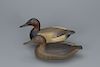 Rare Pair of Canvasback Decoys, Charles H. Perdew (1874-1963)