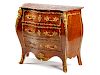 A French Gilt Bronze Mounted Parquetry Chest of Drawers