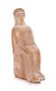 A Greek Terra Cotta Seated Female Figure