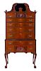 A Chippendale Mahogany Highboy
